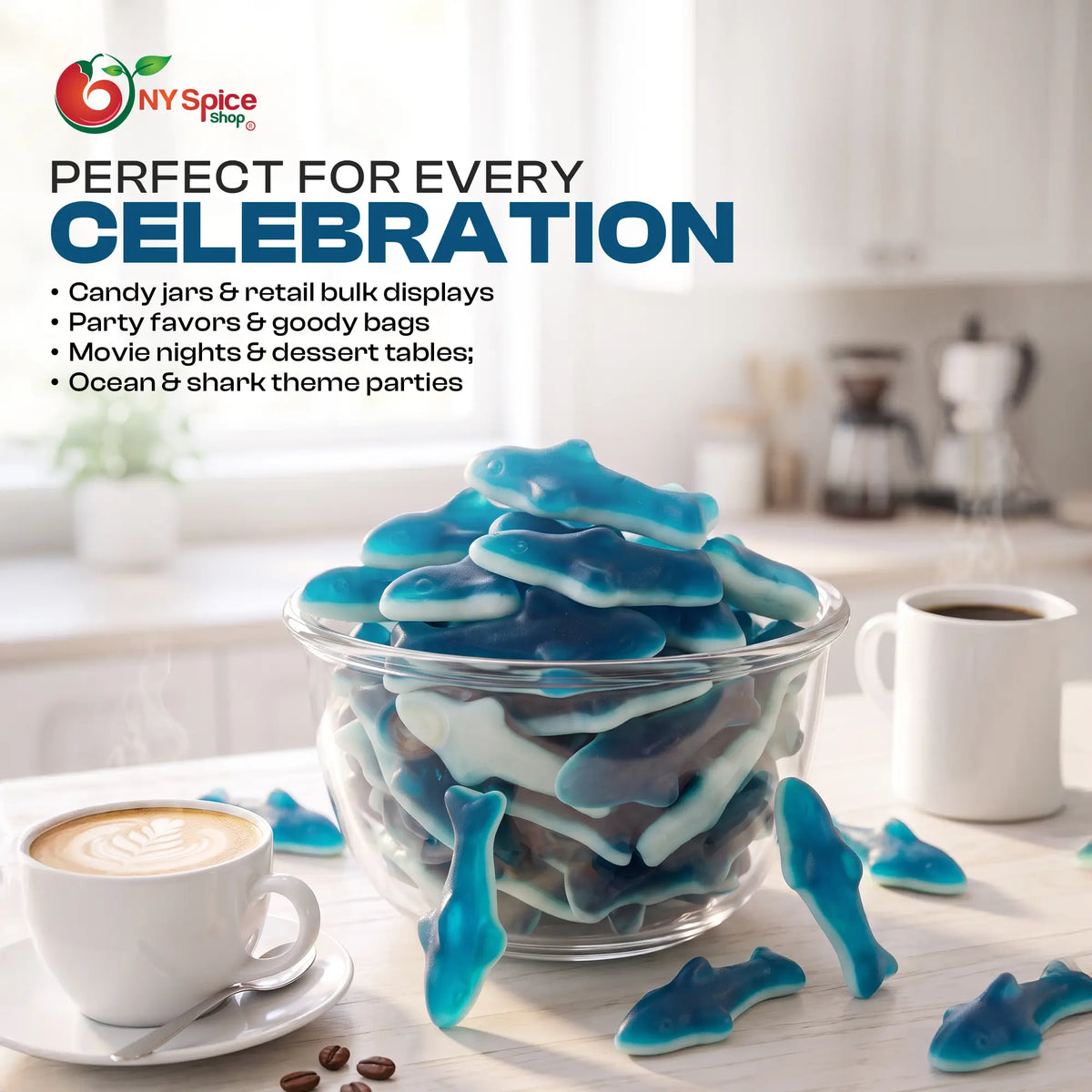 Halal Gummy Sharks - NY SPICE SHOP