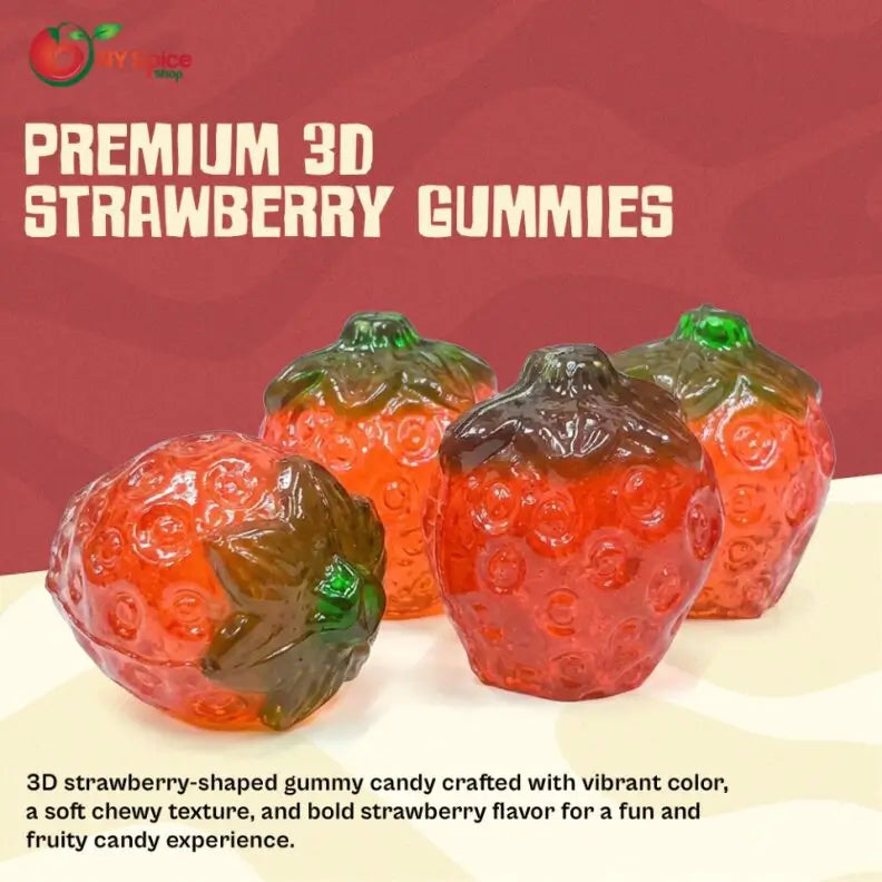 3D Gummy Strawberries - NY Spice Shop