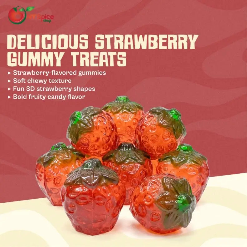 3D Gummy Strawberries - NY Spice Shop