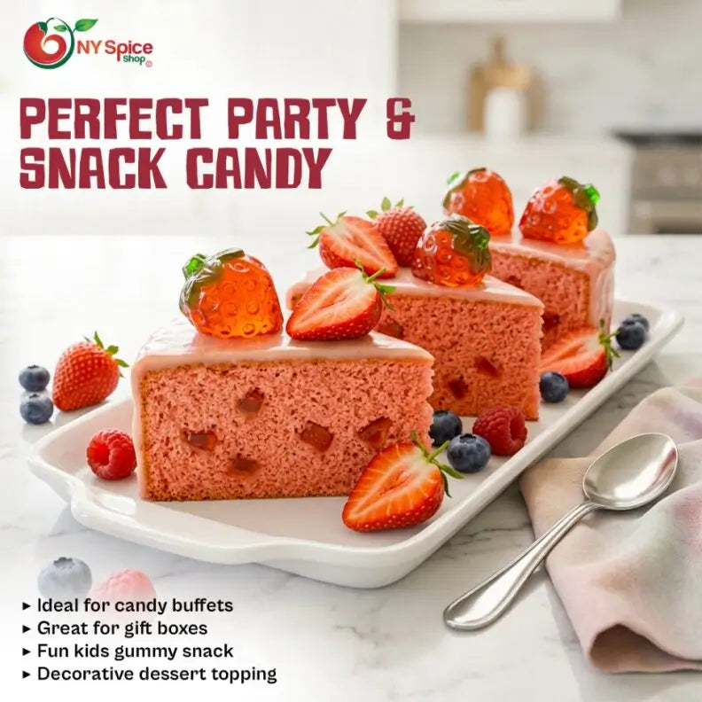 3D Gummy Strawberries - NY Spice Shop