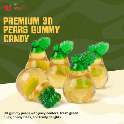 3D Gummy Filled Fruit Pears - NY Spice Shop