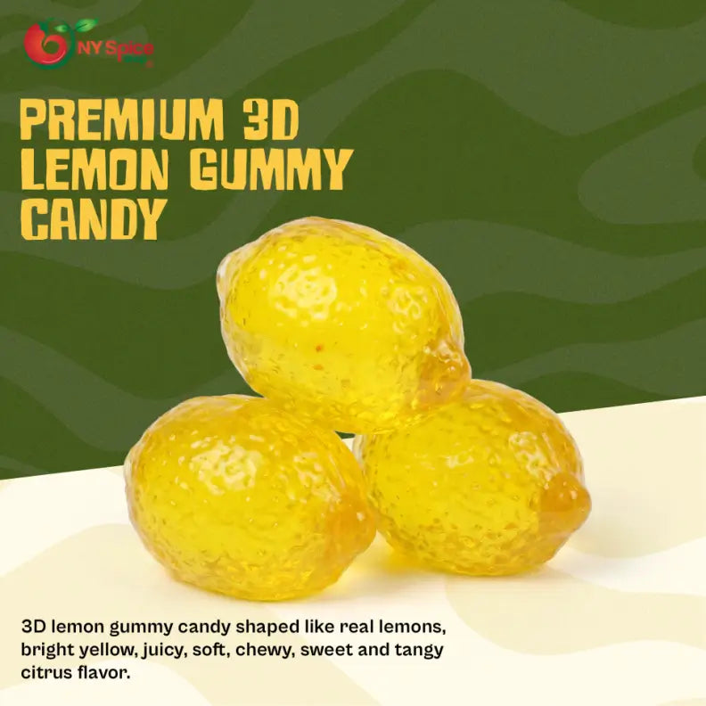 3D Gummy Filled Fruit Lemons - NY Spice Shop