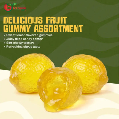 3D Gummy Filled Fruit Lemons - NY Spice Shop