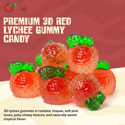 3D Gummy Filled Fruit Lychees - NY Spice Shop
