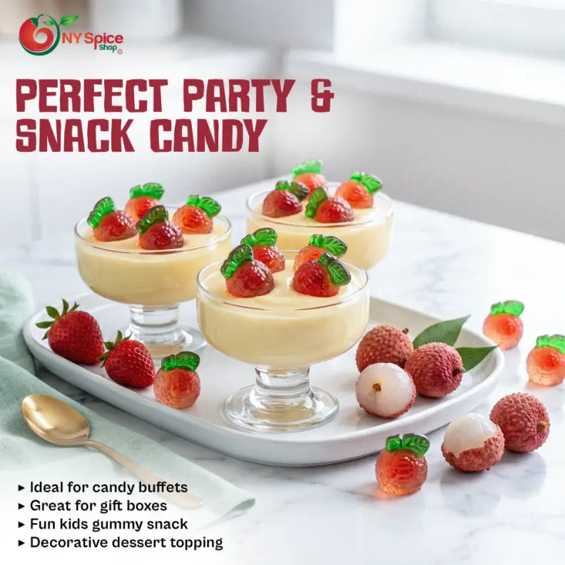 3D Gummy Filled Fruit Lychees - NY Spice Shop