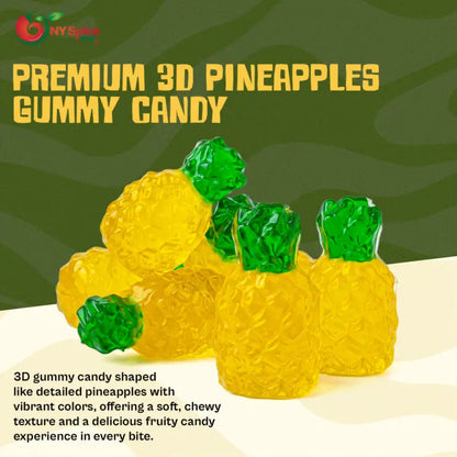 3D Gummy Pineapples - NY Spice Shop