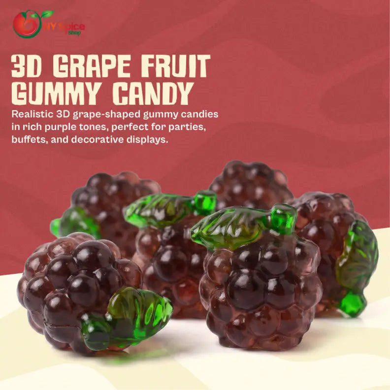 3D Gummy Filled Fruit Grapes - NY Spice Shop