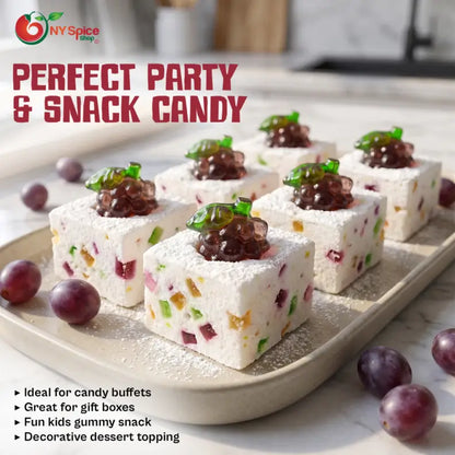 3D Gummy Filled Fruit Grapes - NY Spice Shop
