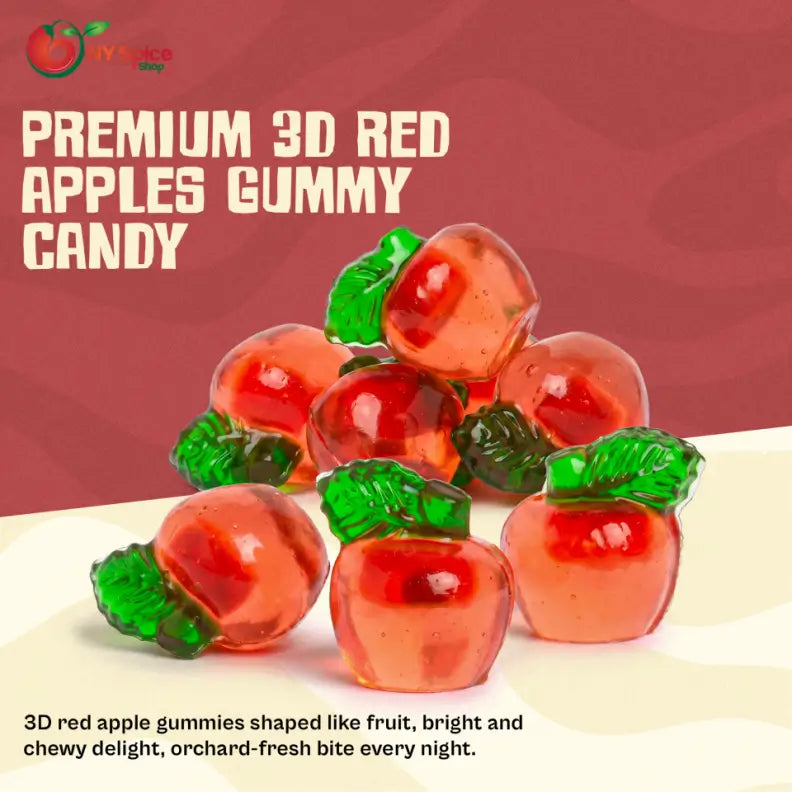 3D Gummy Filled Fruit Red Apples - NY Spice Shop