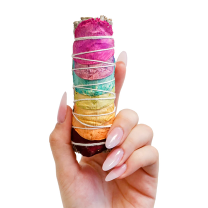  7 Chakra White Sage Smudge Stick - NY Spice Shop 