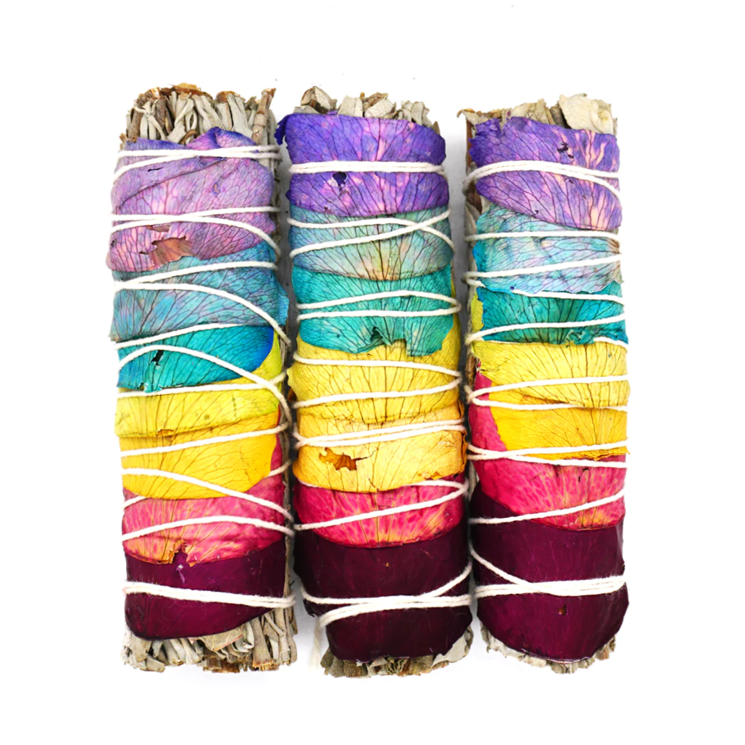  7 Chakra White Sage Smudge Stick - NY Spice Shop 