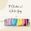 7 Chakra White Sage Smudge Stick - NY Spice Shop