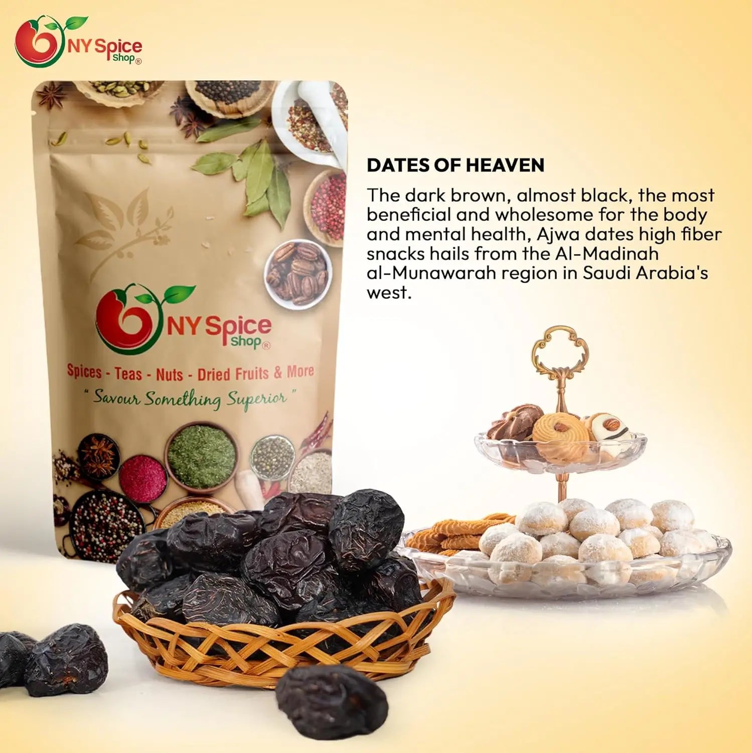 Ajwa Madinah Dates - NY Spice Shop