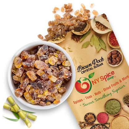 Brown Rock Crystal Sugar - Crystal Sugar - NY Spice Shop