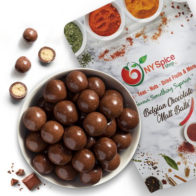 Belgian Dark Chocolate Covered Malt Balls - NY Spice Shop