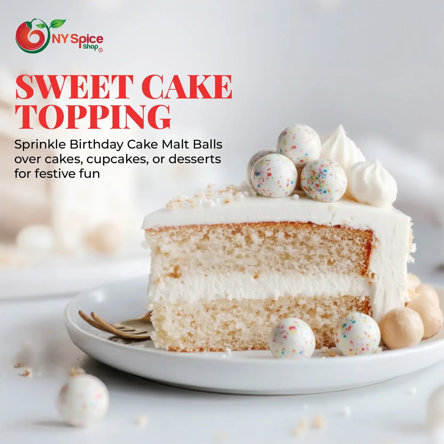 Birthday Cake Malt Balls