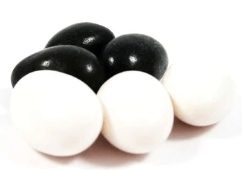 Black Tie Almonds - Black & White Candy Coating - NY Spice Shop