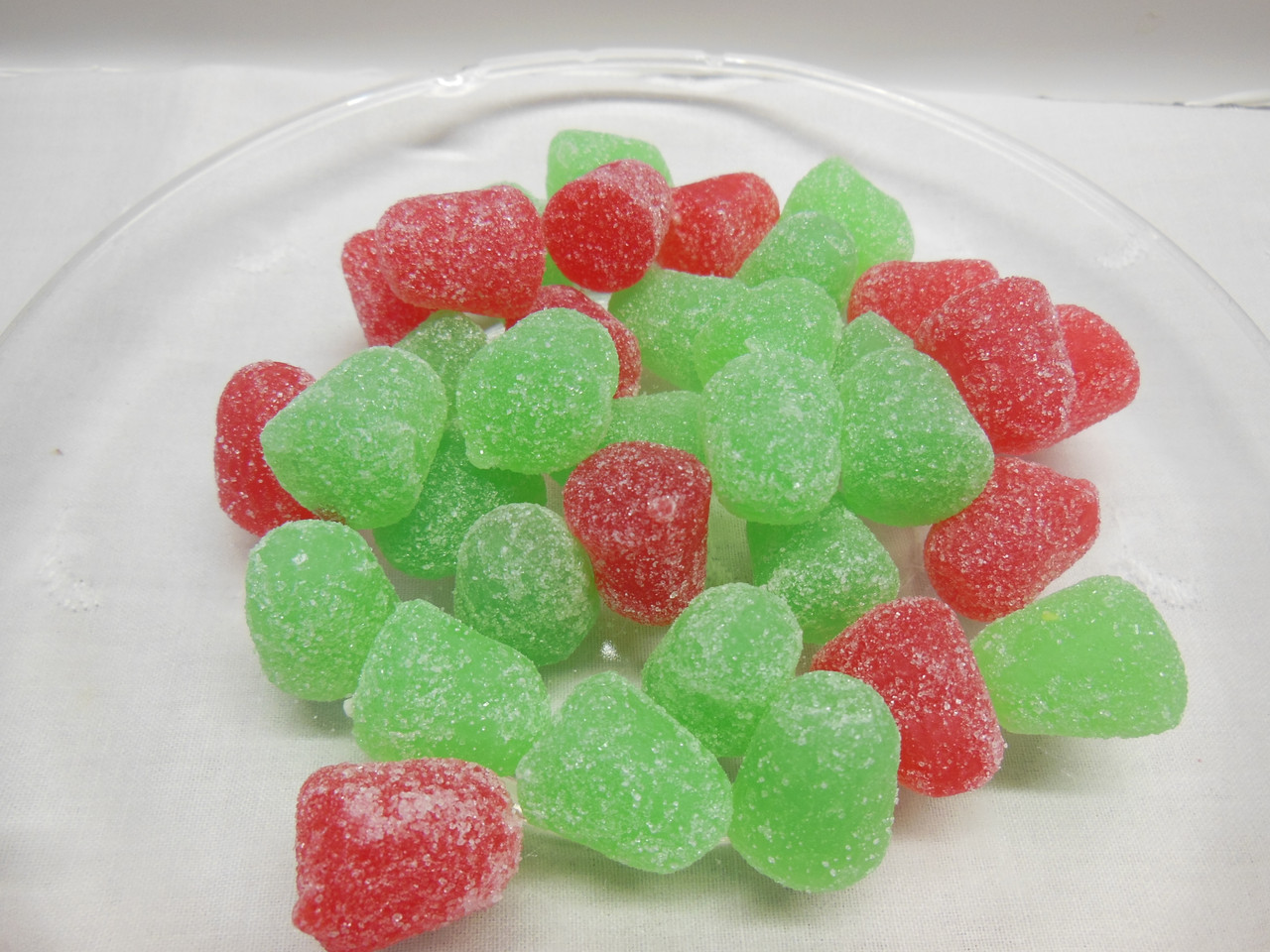Red Drop Candy Red And Green Gum Drop Candy Homemade Christmas Gumdrops Recipe