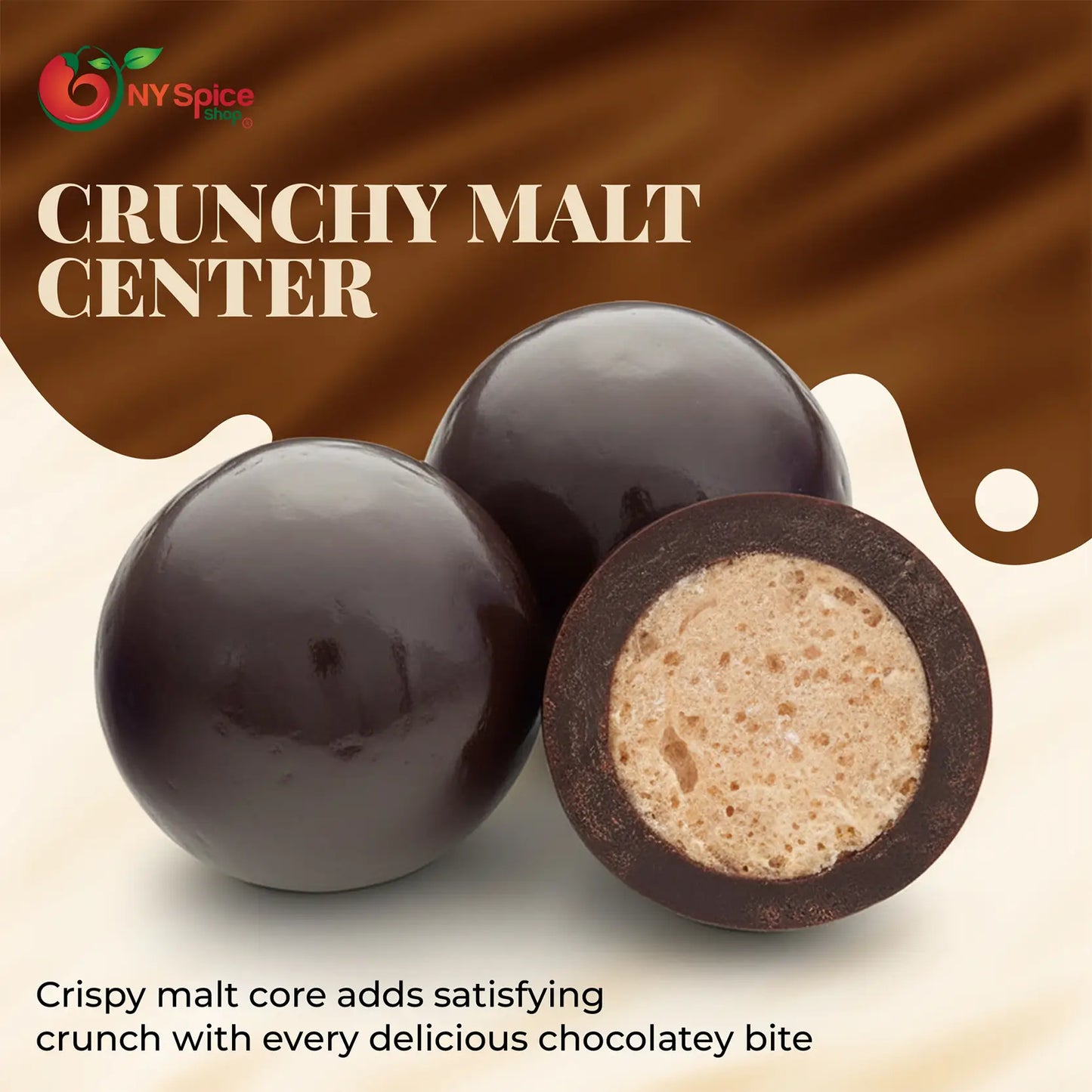 Dark Chocolate Espresso Malt Balls - NY Spice Shop