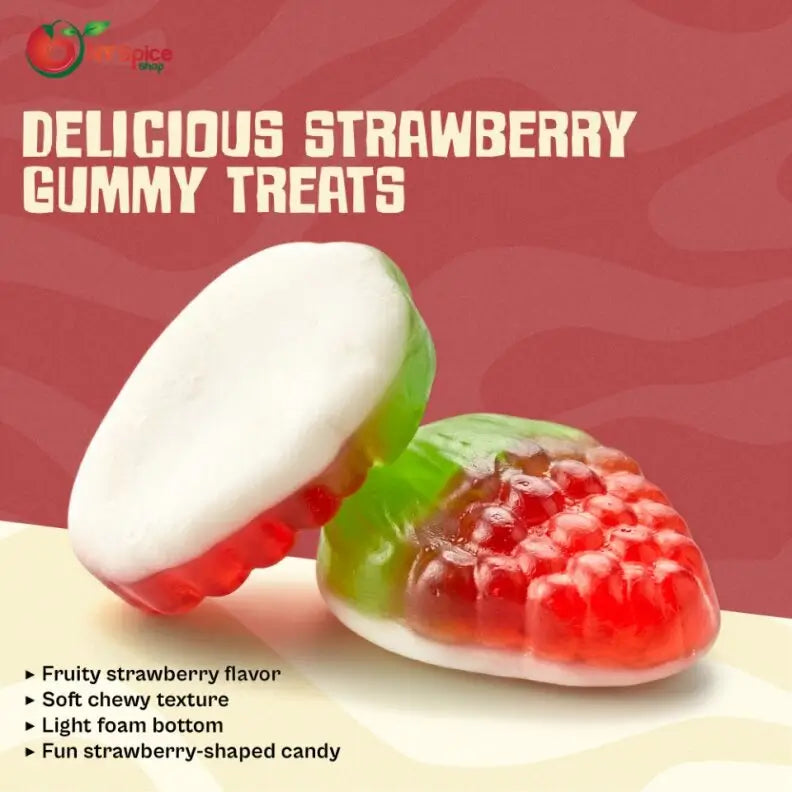Gummy Strawberries Foam Bottom - NY Spice Shop