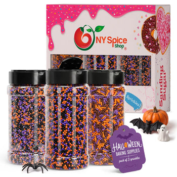 Halloween Baking supplies - Nonpareils, Sprinkles & Sanding sugar