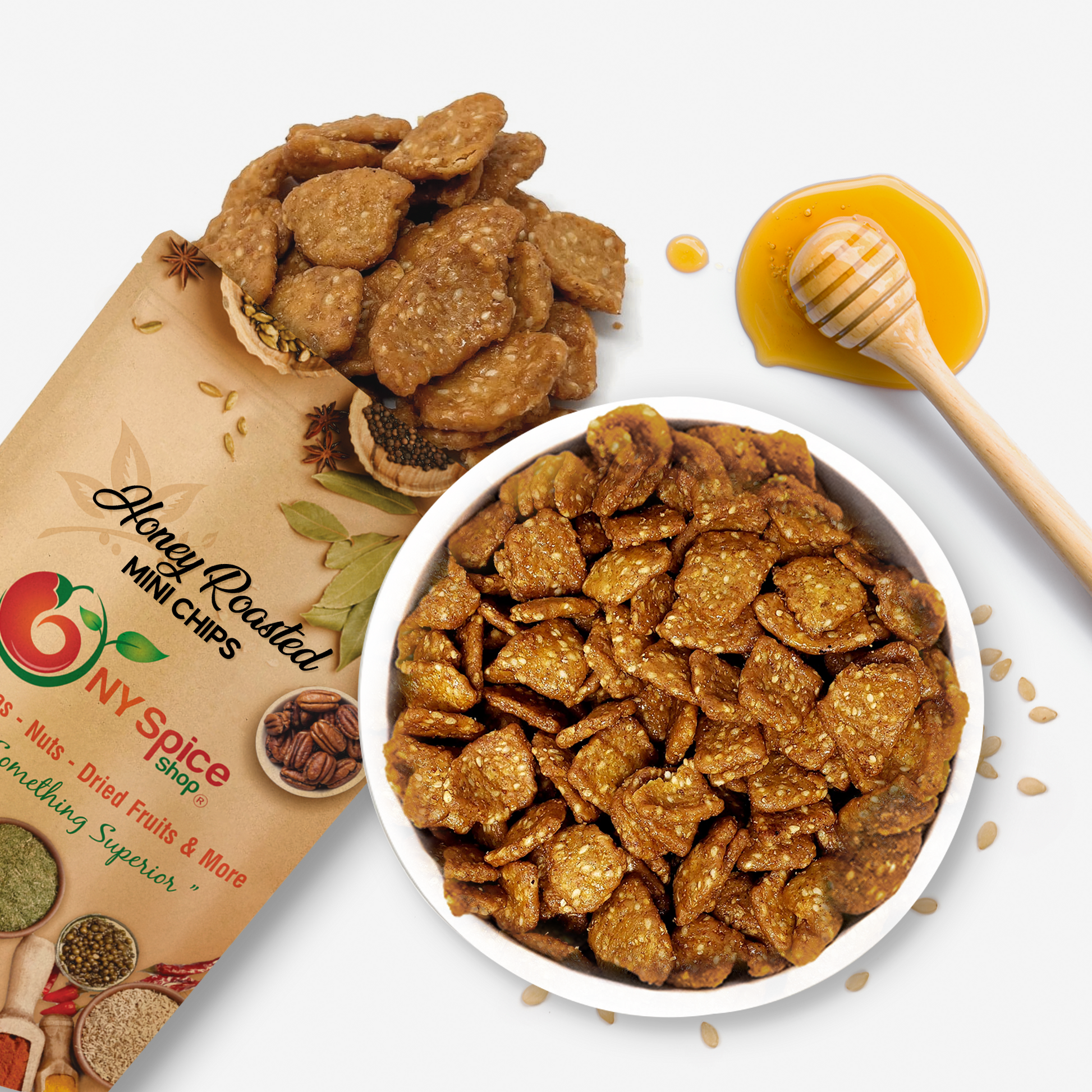 Honey Roasted Mini Chips - NY Spice Shop 