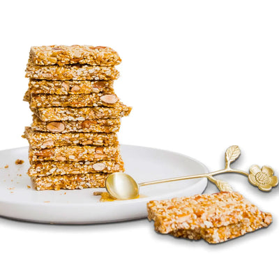 Honey Sesame Crunch Bars