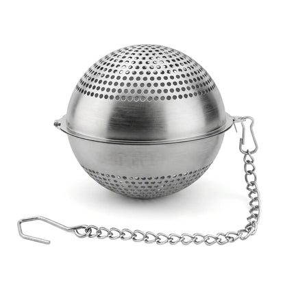 Lyxa SR Tea Infuser Ball with Retractable Chain