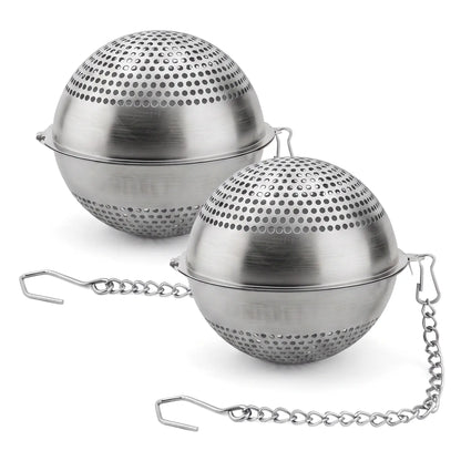 Lyxa SR Tea Infuser Ball with Retractable Chain