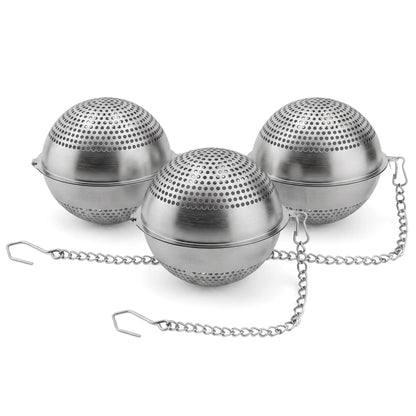 Lyxa SR Tea Infuser Ball with Retractable Chain