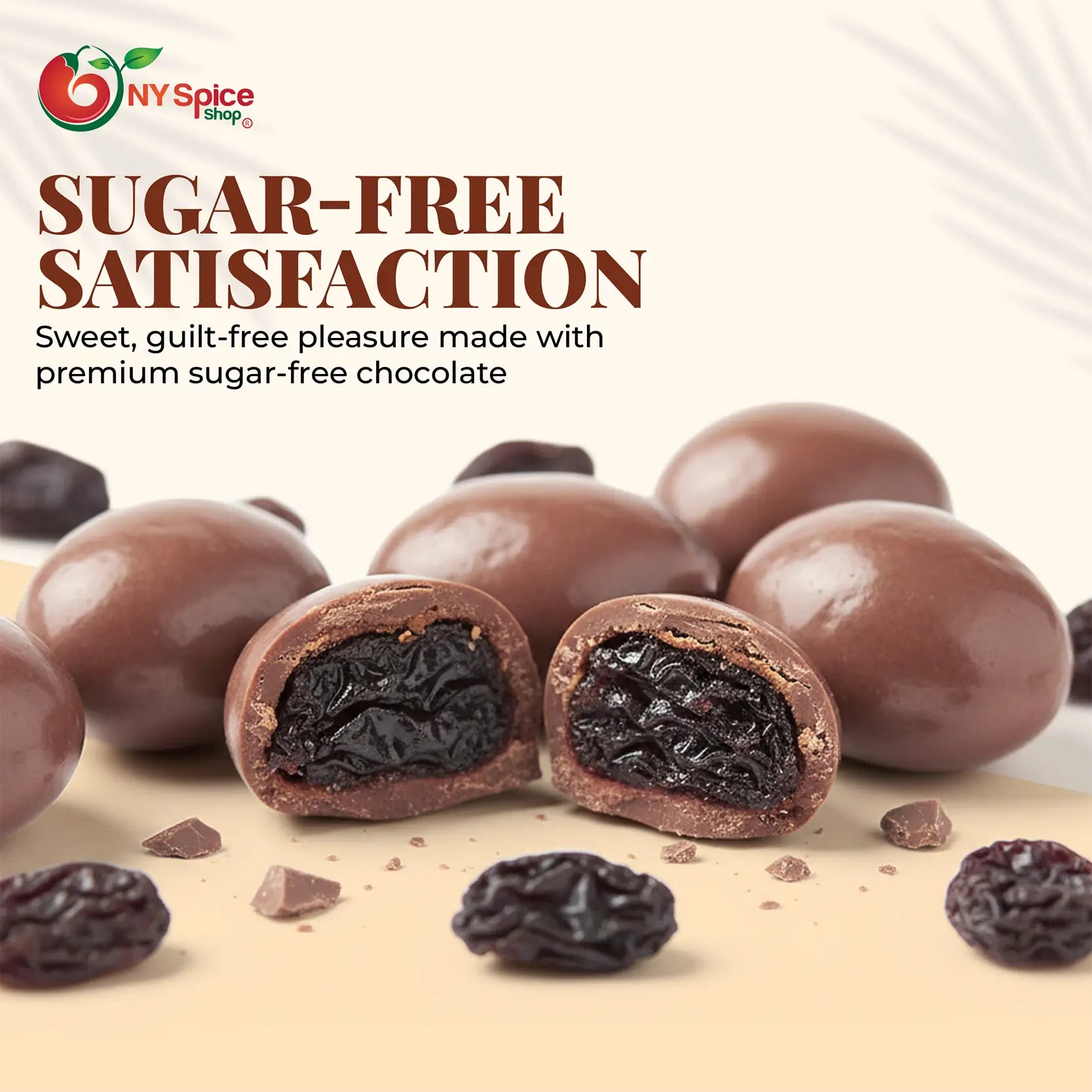 Milk Chocolate Raisins - Sugar Free - NY Spice Shop
