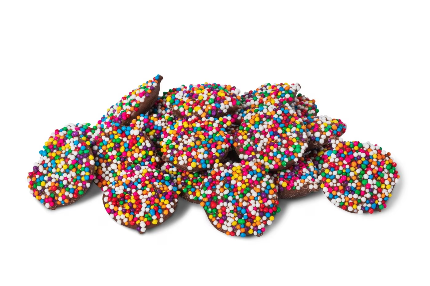 Mini Dark Chocolate Mini Nonpareils With Rainbow Seeds - NY Spice Shop