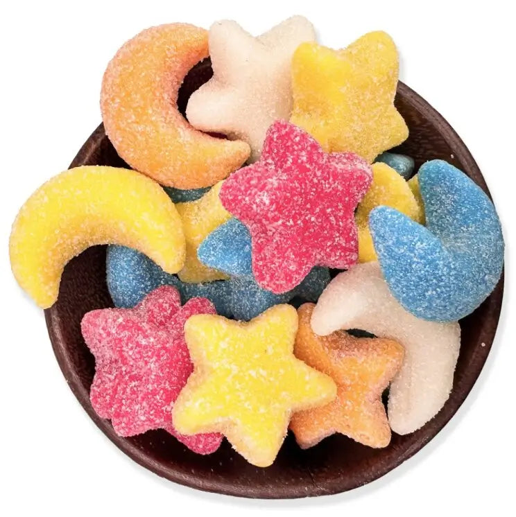 Gummy Glitter Sour Stars & Moons - NY Spice Shop