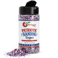 Red Blue & White Sanding Sugar