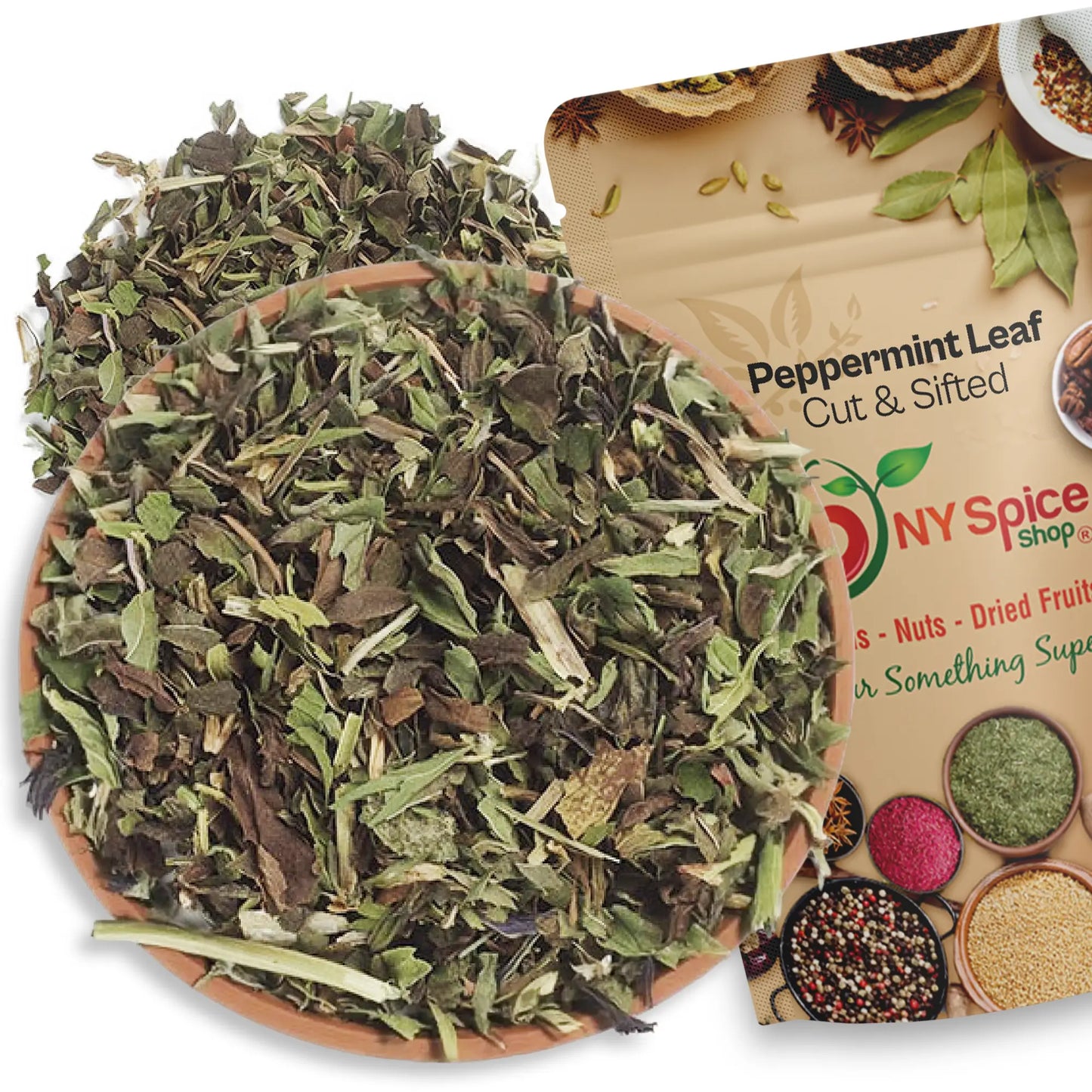 Peppermint Leaf - Cut & Sifted - NY Spice Shop
