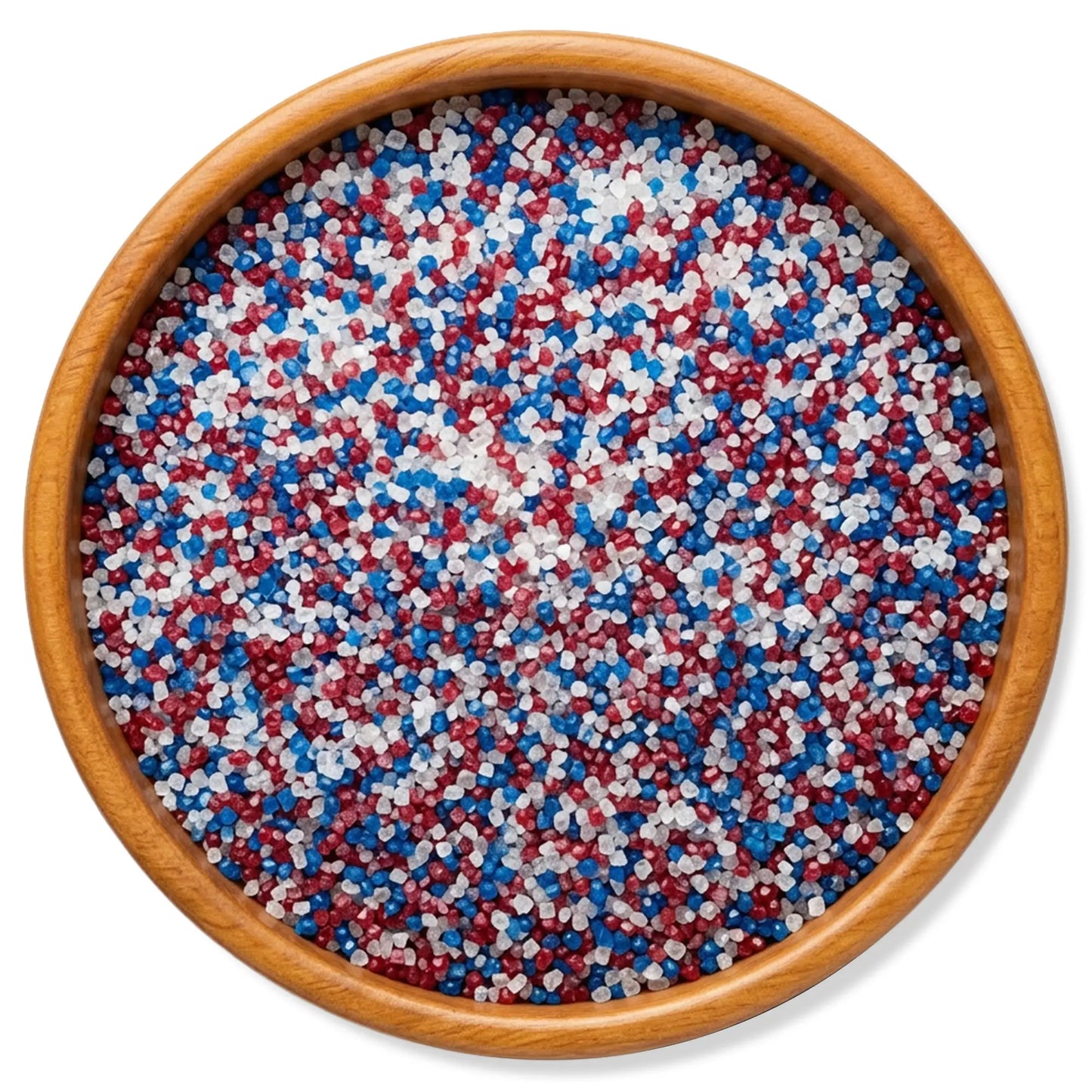Red Blue & White Sanding Sugar