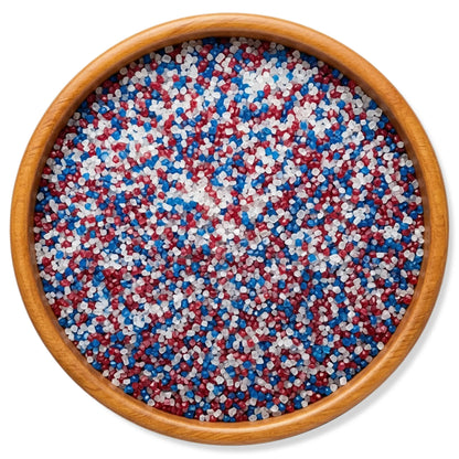 Red Blue & White Sanding Sugar