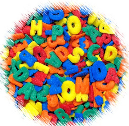 Rainbow Alphabet Sprinkles - NY Spice Shop