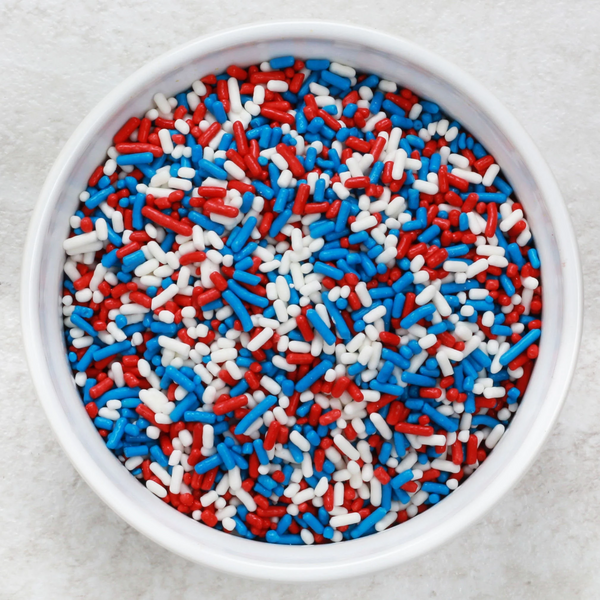 Sprinkle Rice Blue Red, White and Blue Sprinkles - NY Spice Shop - Buy Online