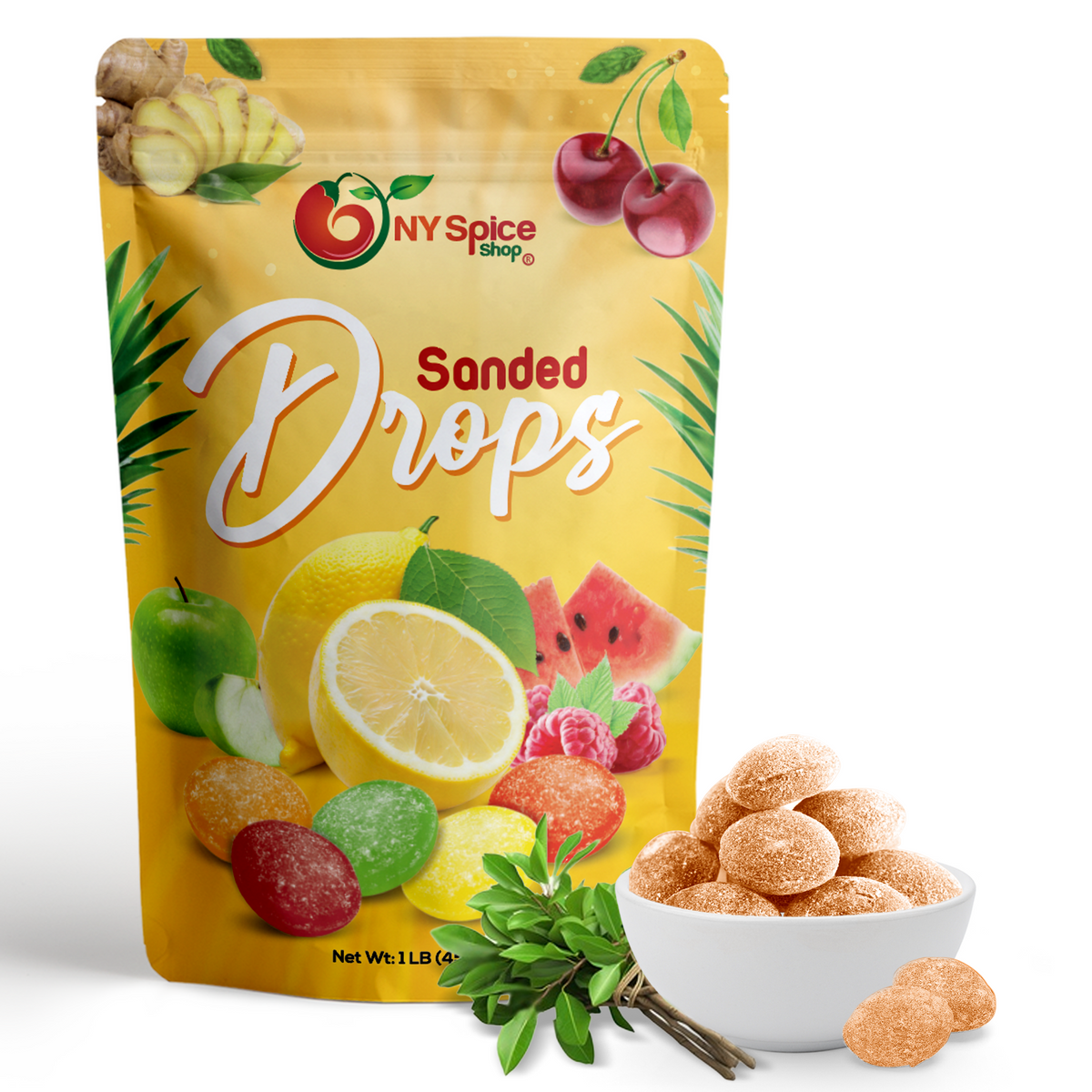 Sanded Sassafras Drops - NY Spice Shop - Buy Online