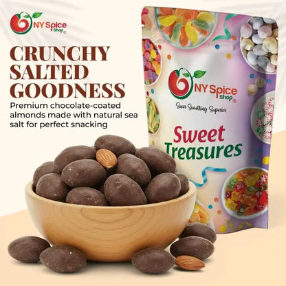 Sea Salt Chocolate Almonds - NY Spice Shop