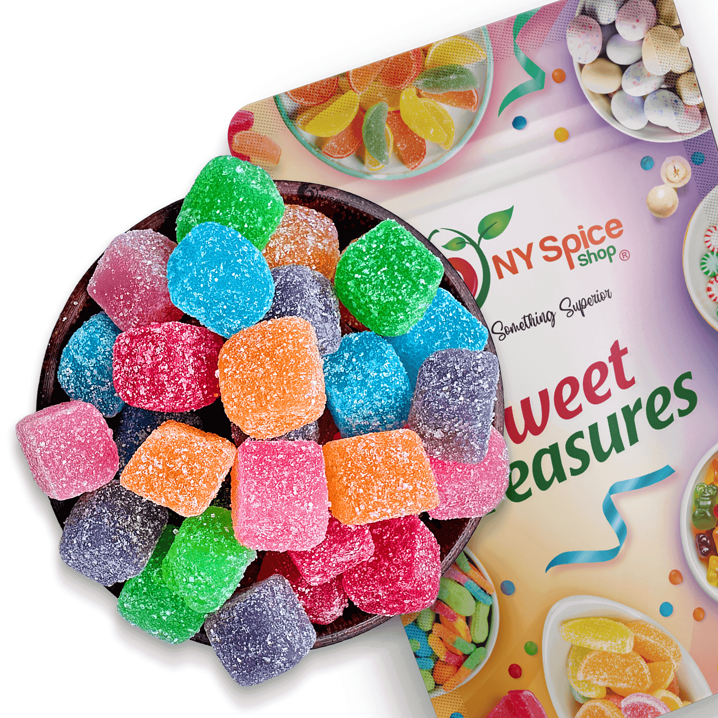 Sour Chewy Gummy Cubes - NY Spice Shop