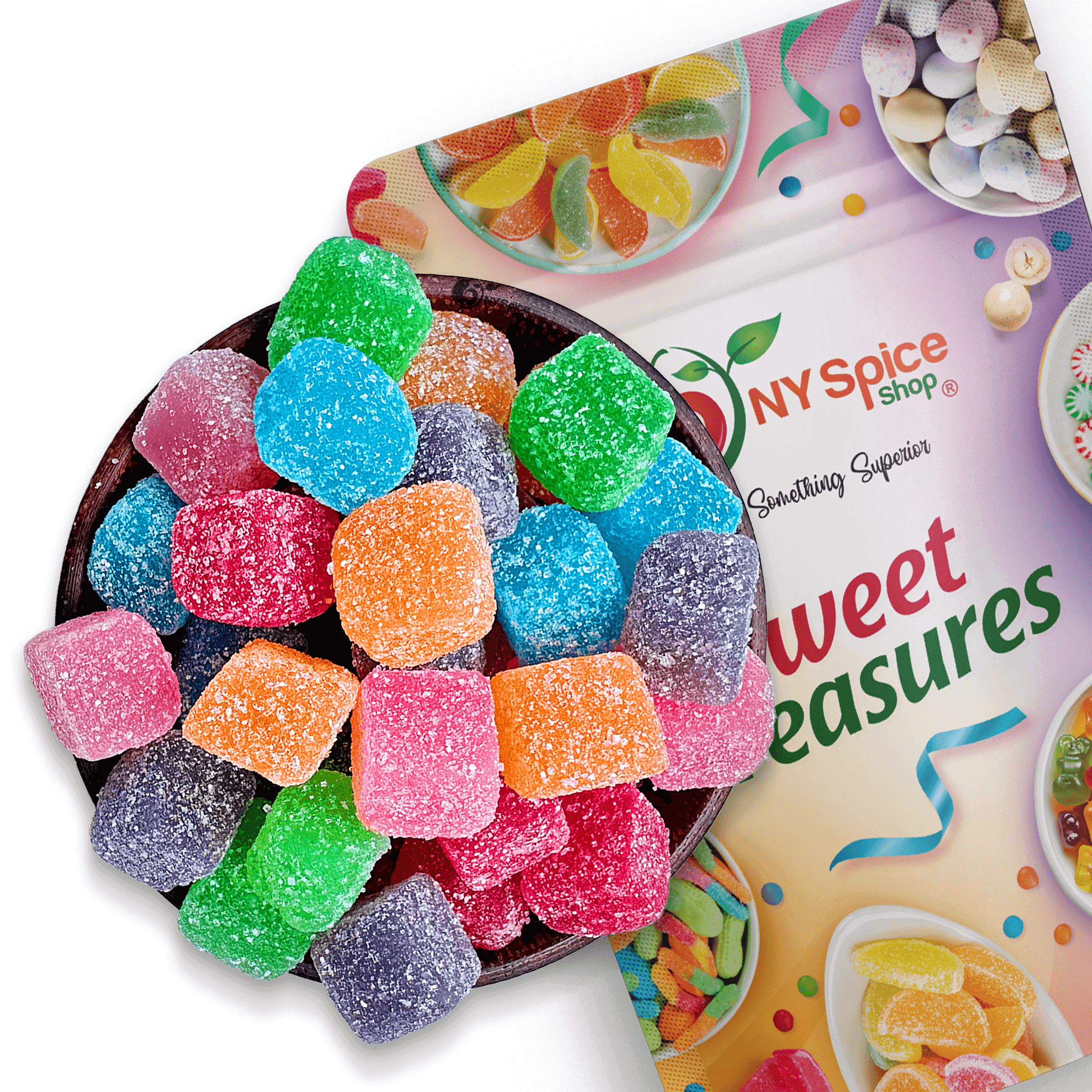 Sour Chewy Gummy Cubes - NY Spice Shop