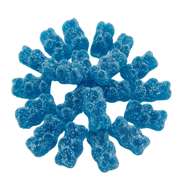 Sour Blastin' Blue Raspberry Gummy Bears - NY Spice Shop