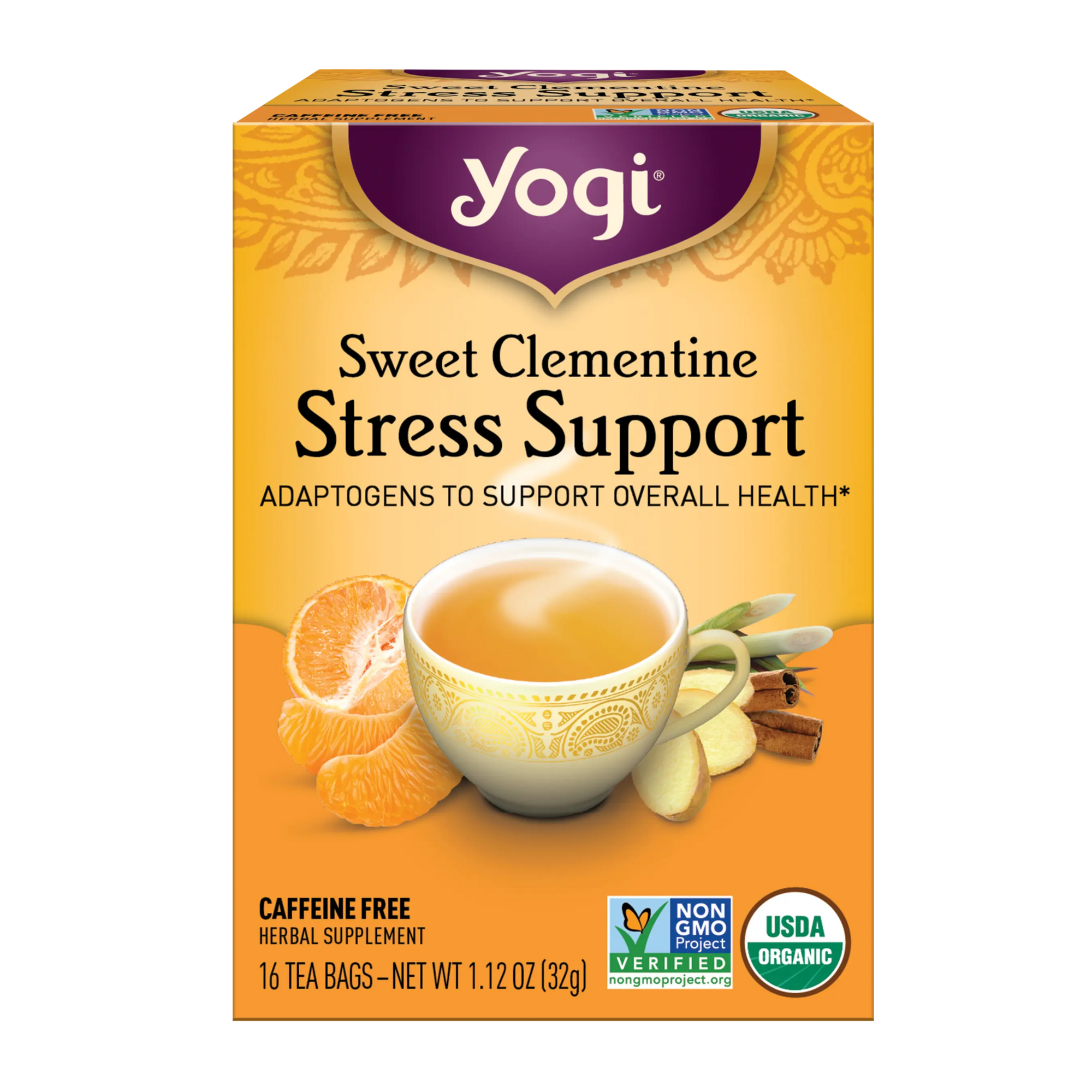 Sweet Clementine Stress Support Tea