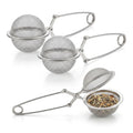 Silver Stainless Steel Tea Infuser  -  Loose Tea Leaf Strainer