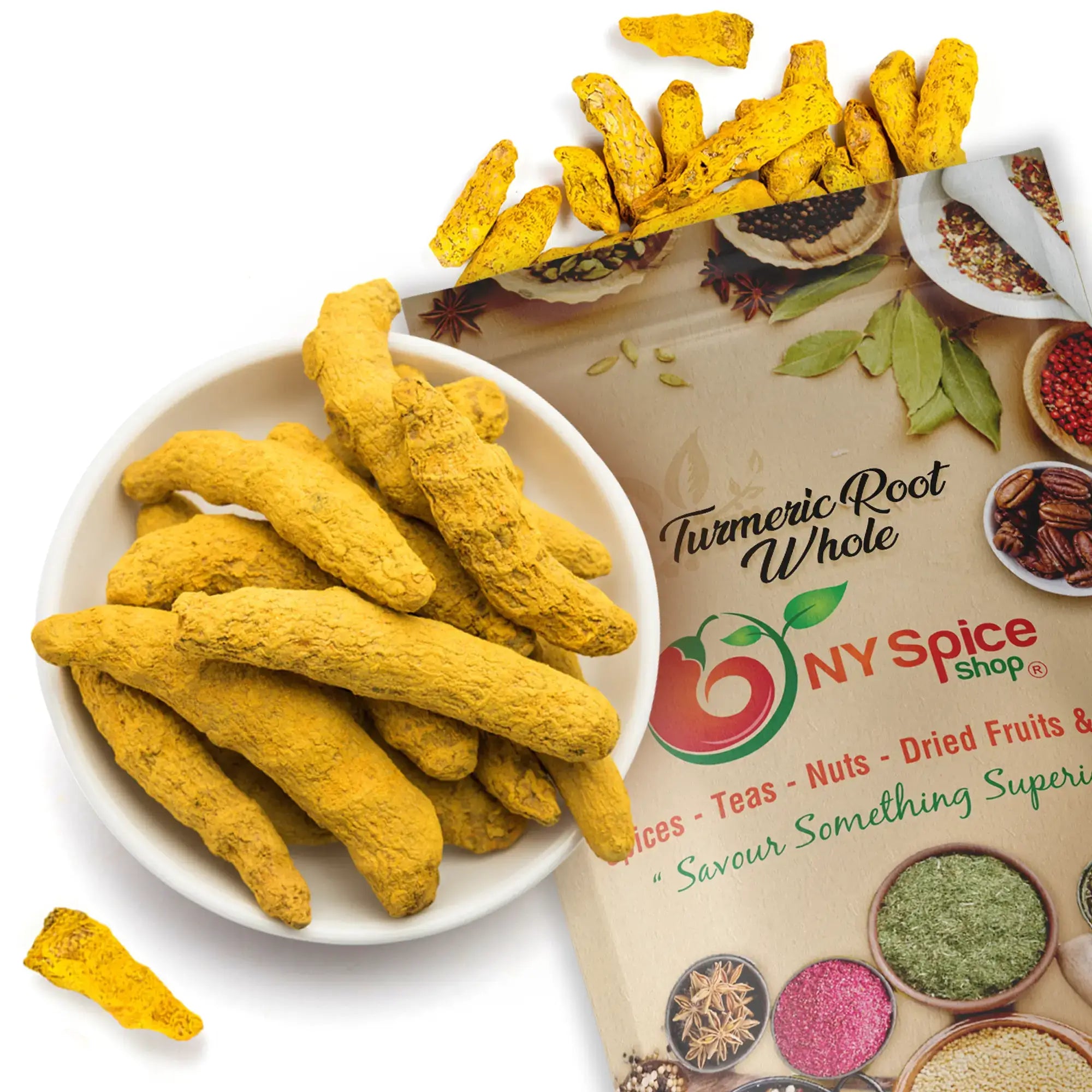 Turmeric Root Whole - NY  Spice Shop