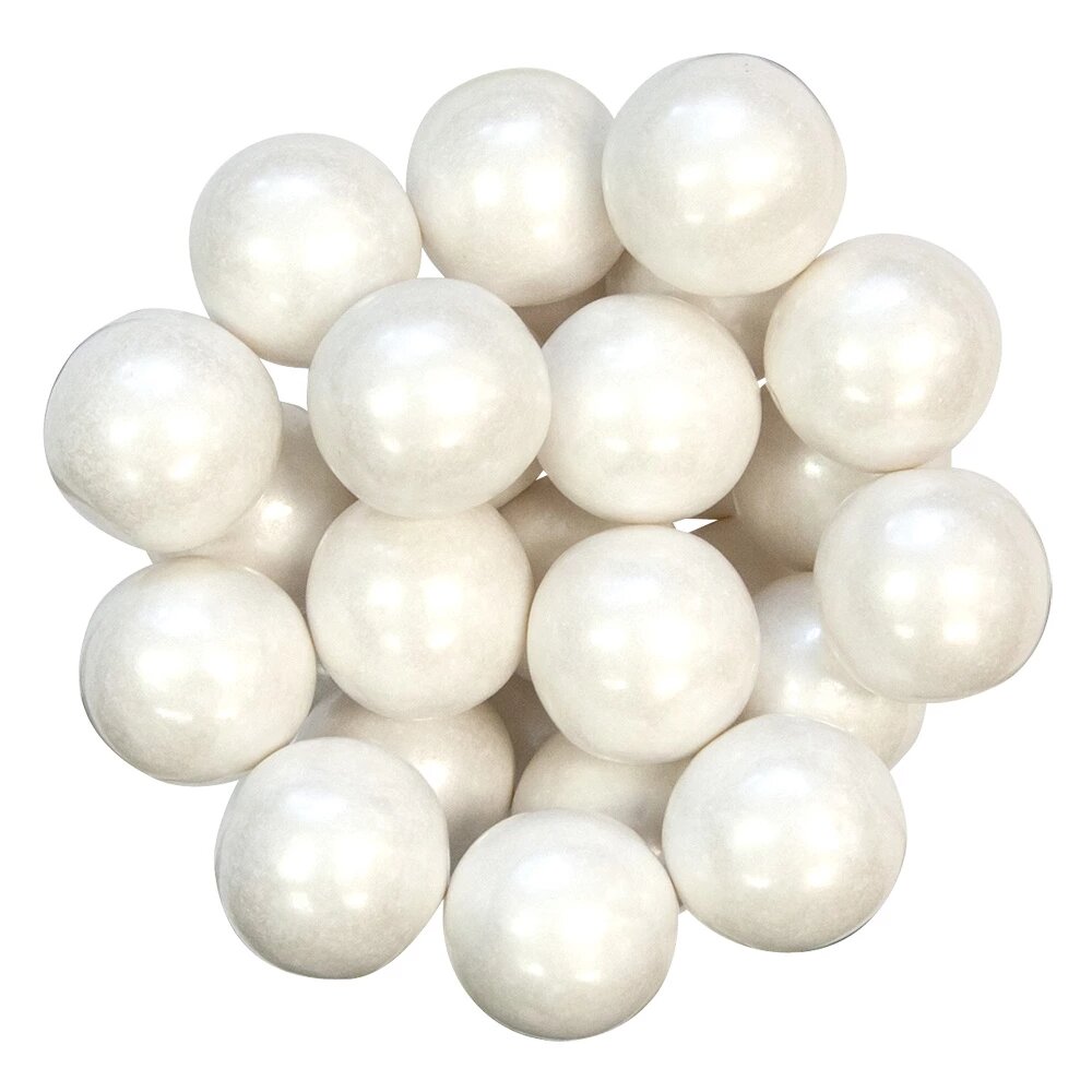 White Shimmer Gumballs - Tutti Frutti Flavor - NY Spice Shop 