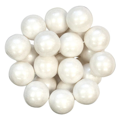 White Shimmer Gumballs - Tutti Frutti Flavor - NY Spice Shop 
