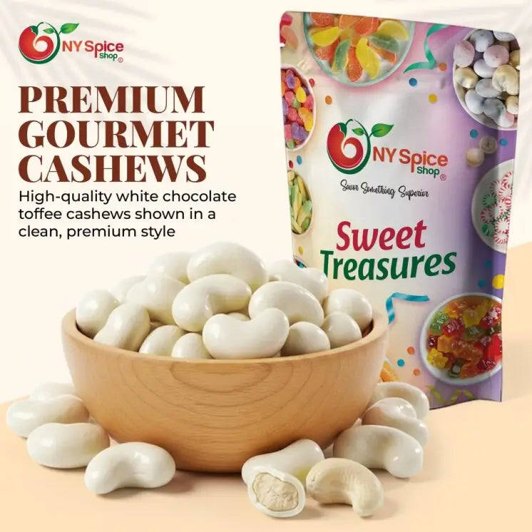 White Chocolate Toffee Cashews - NY SPICE SHOP